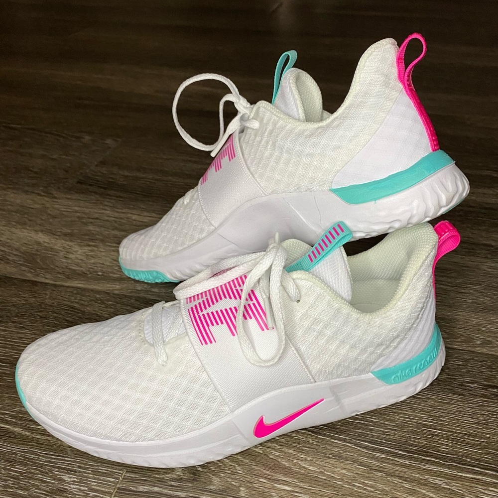 Pink Blue Nike Renew